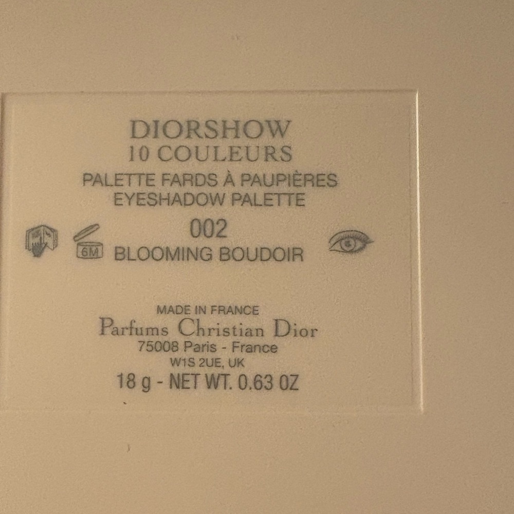 🩵 Dior SET NWT Dior Show limited edition floral palette & lipstick case - Picture 6 of 9